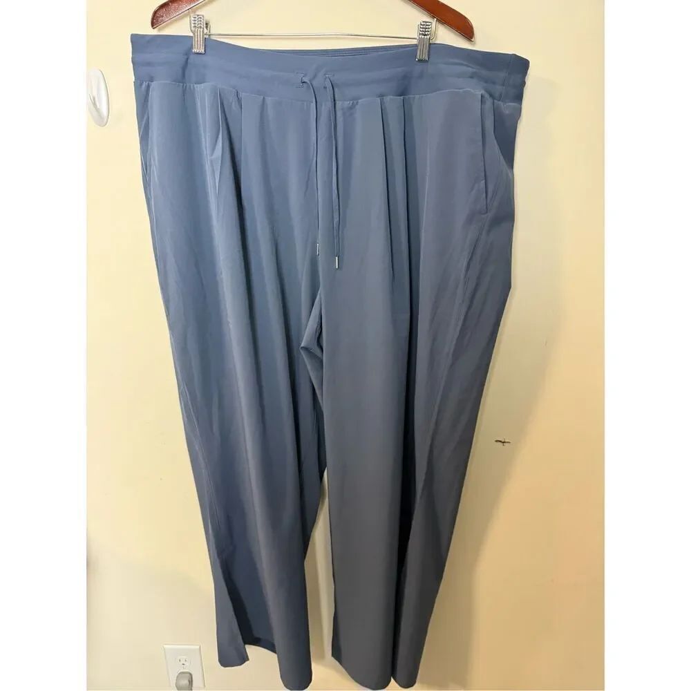 CALIA Women's Truelight Wide Leg Pant Blue 3X